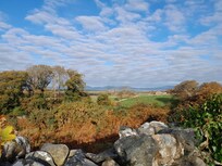 Blick über Dünen bis zur See