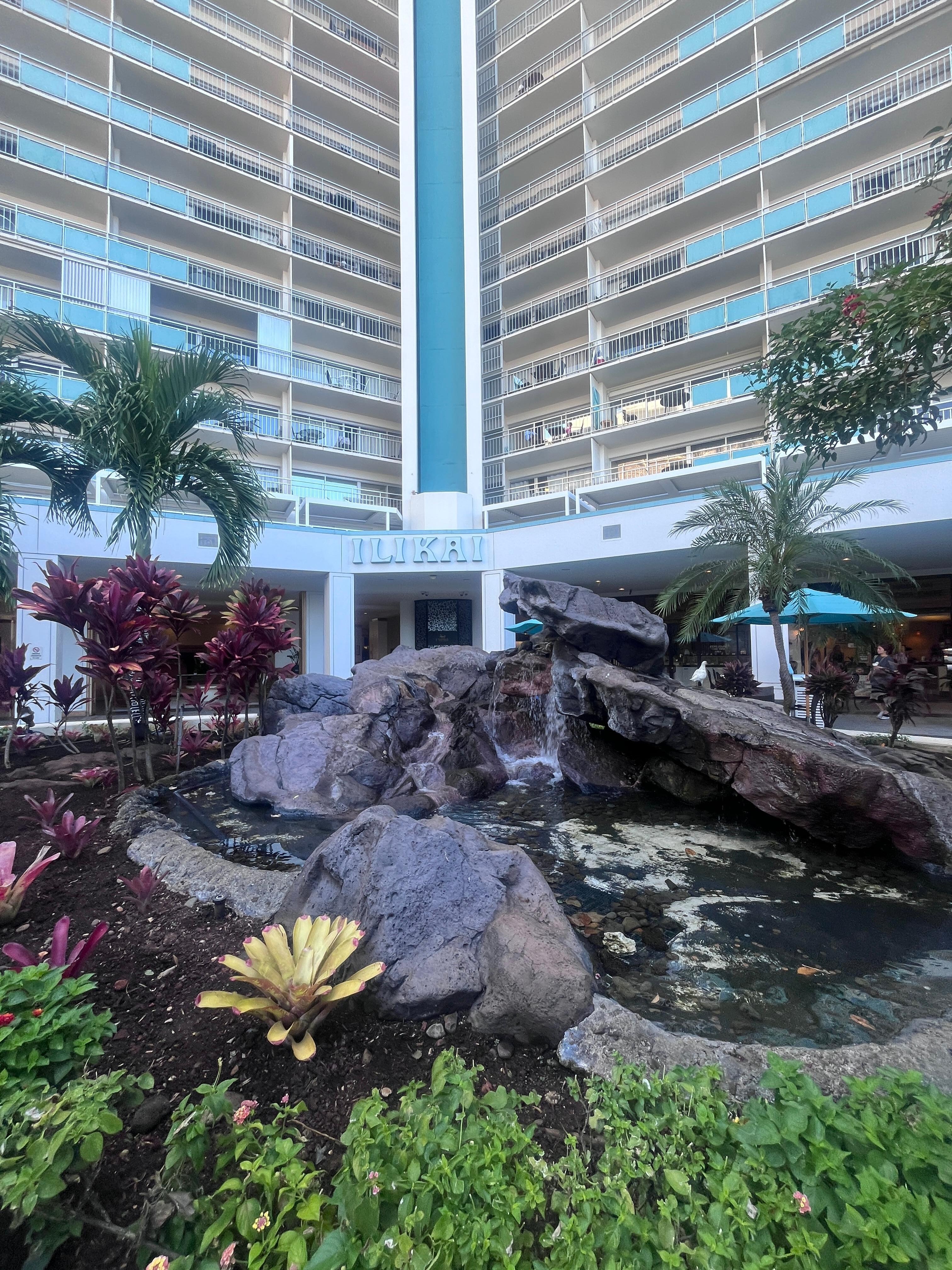 Courtyard facing the harbor