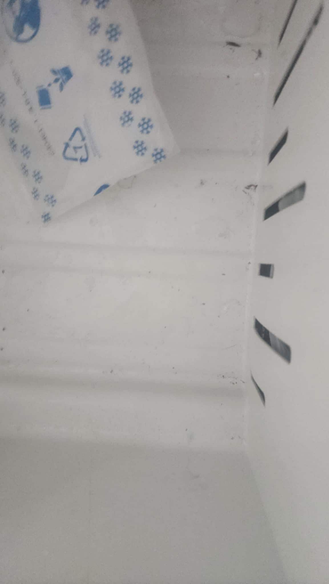 Dirty freezer on arrival