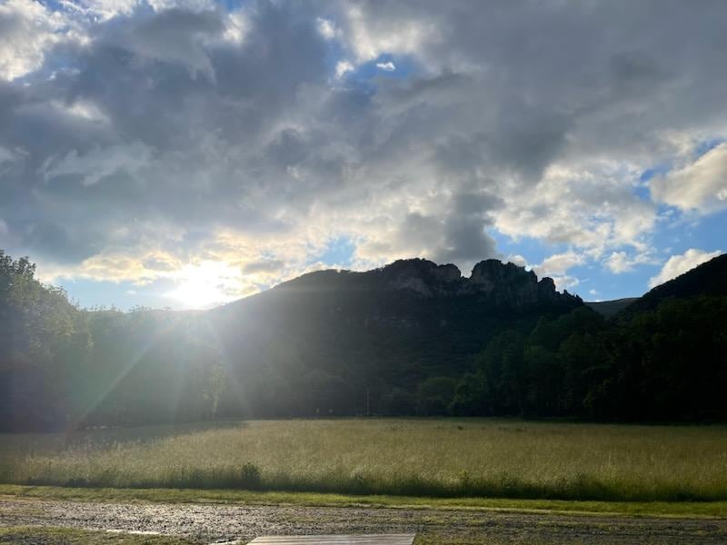 View from front porch 