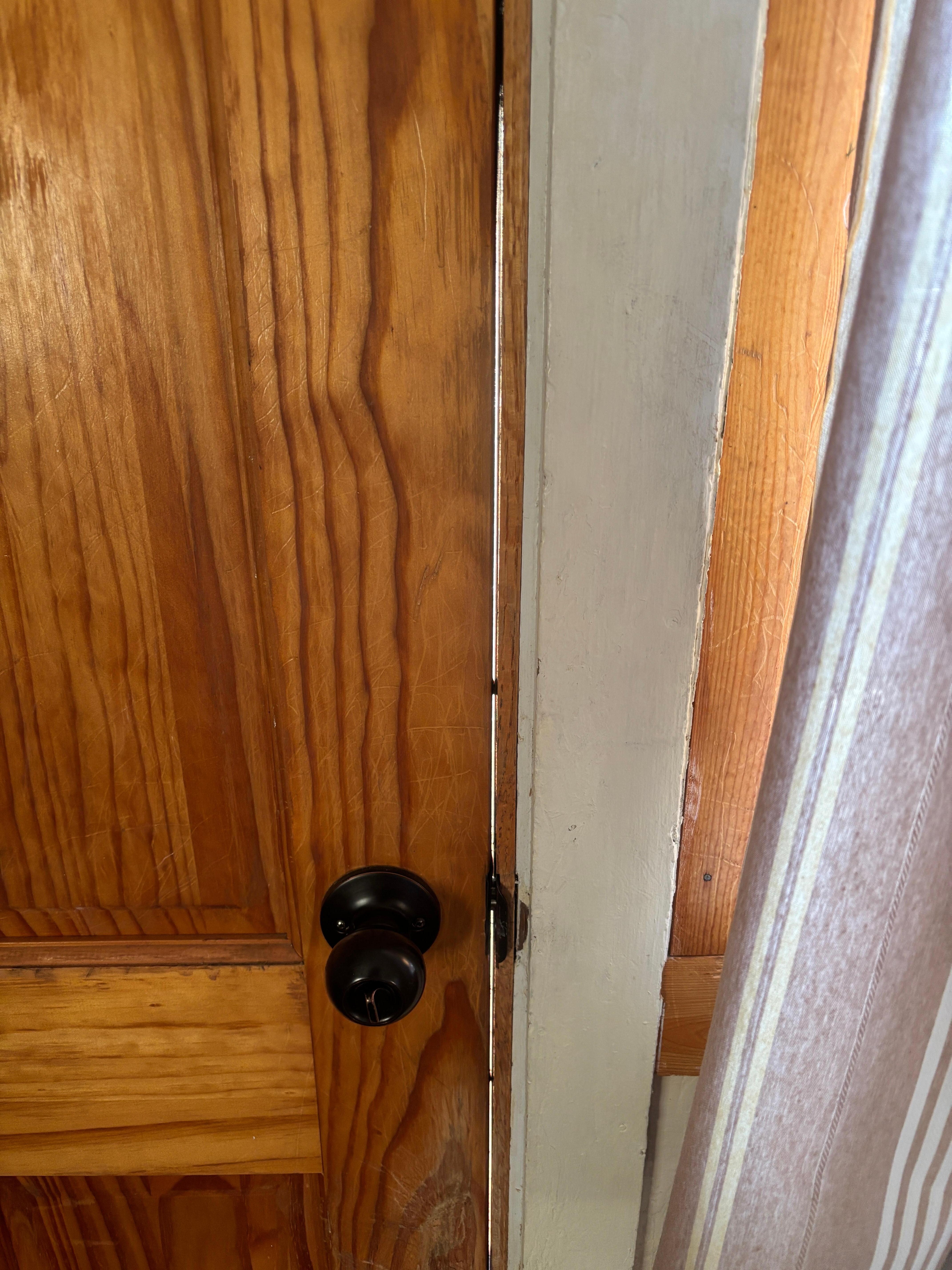 Fly access at door. 