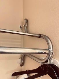 Luggage rack falling off the wall