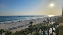 View West from the balcony.