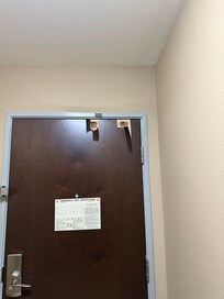 Holes on door