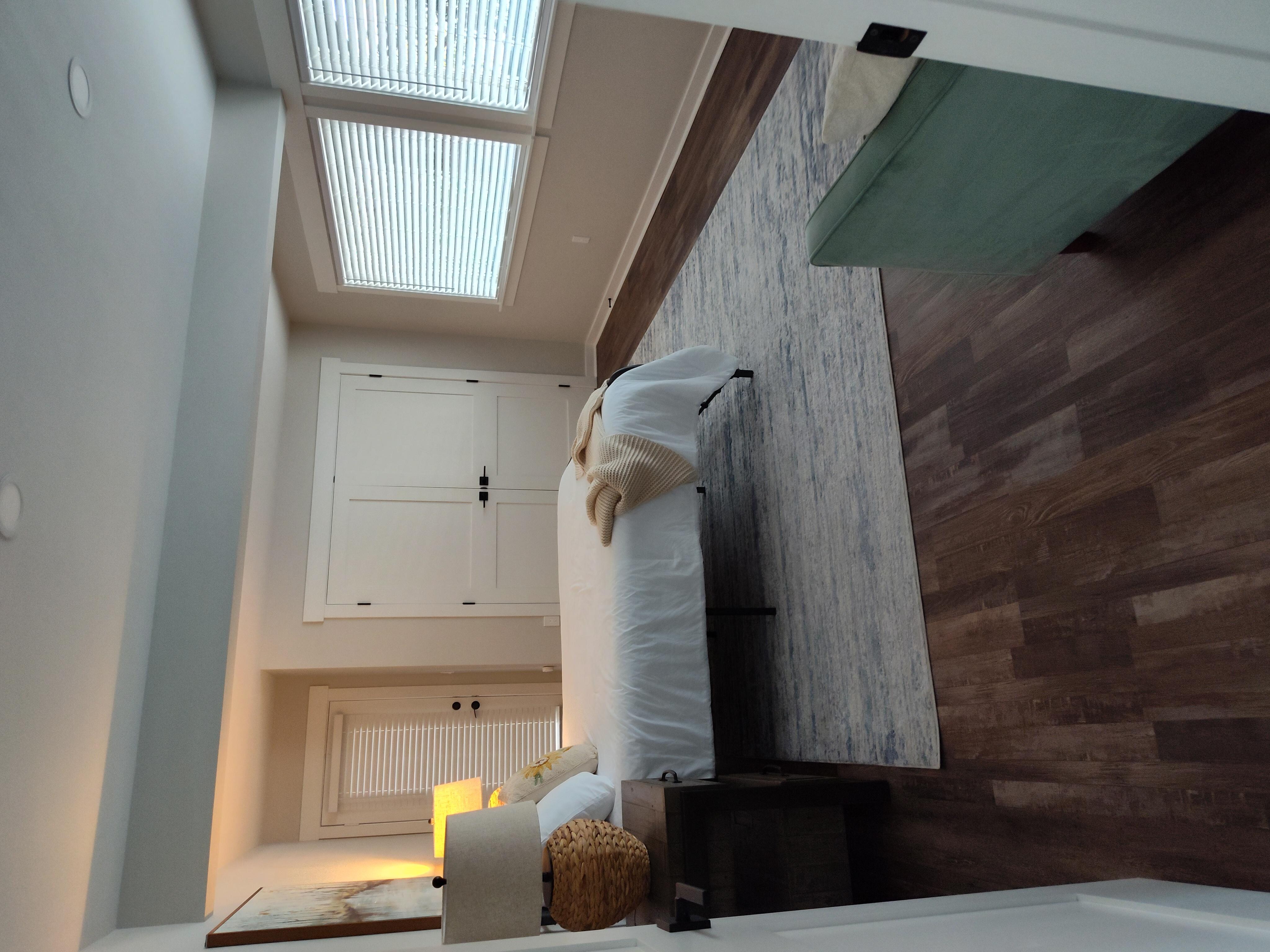 Lake view bedroom
