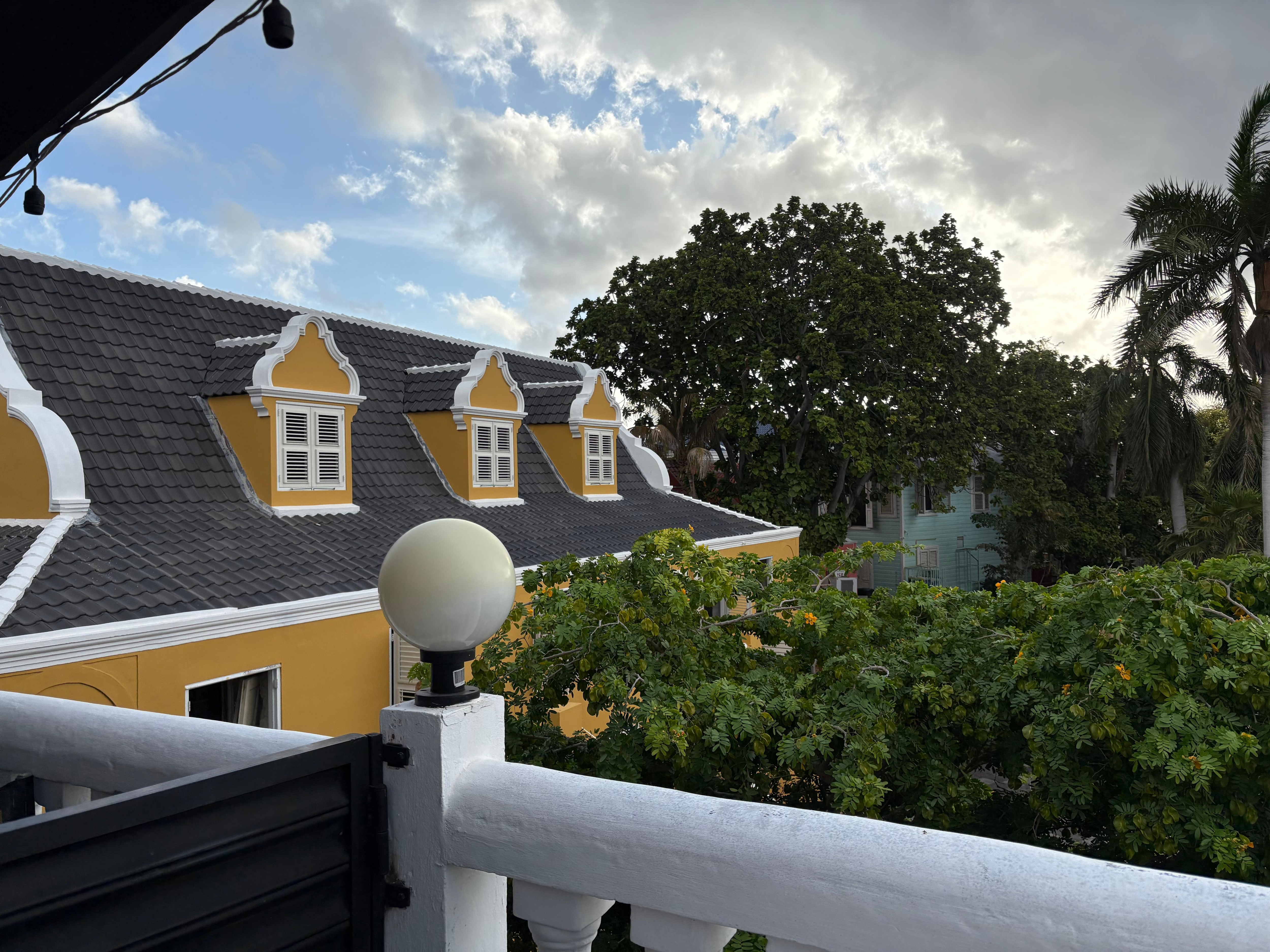 View from the breakfast area