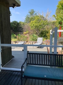 One of the many outdoor spaces.