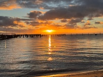 Straight across the road for sunrise