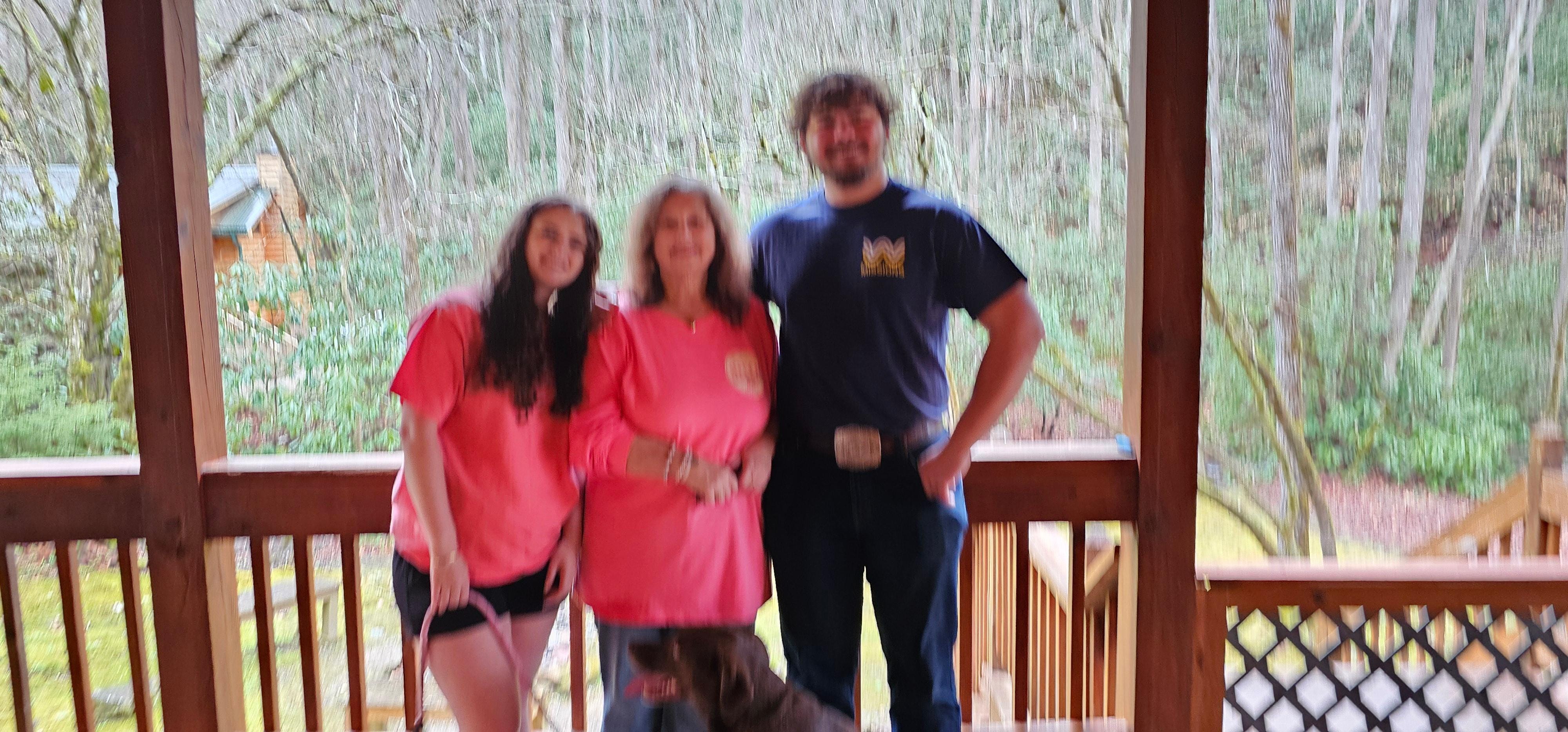 Myself with two of my kids