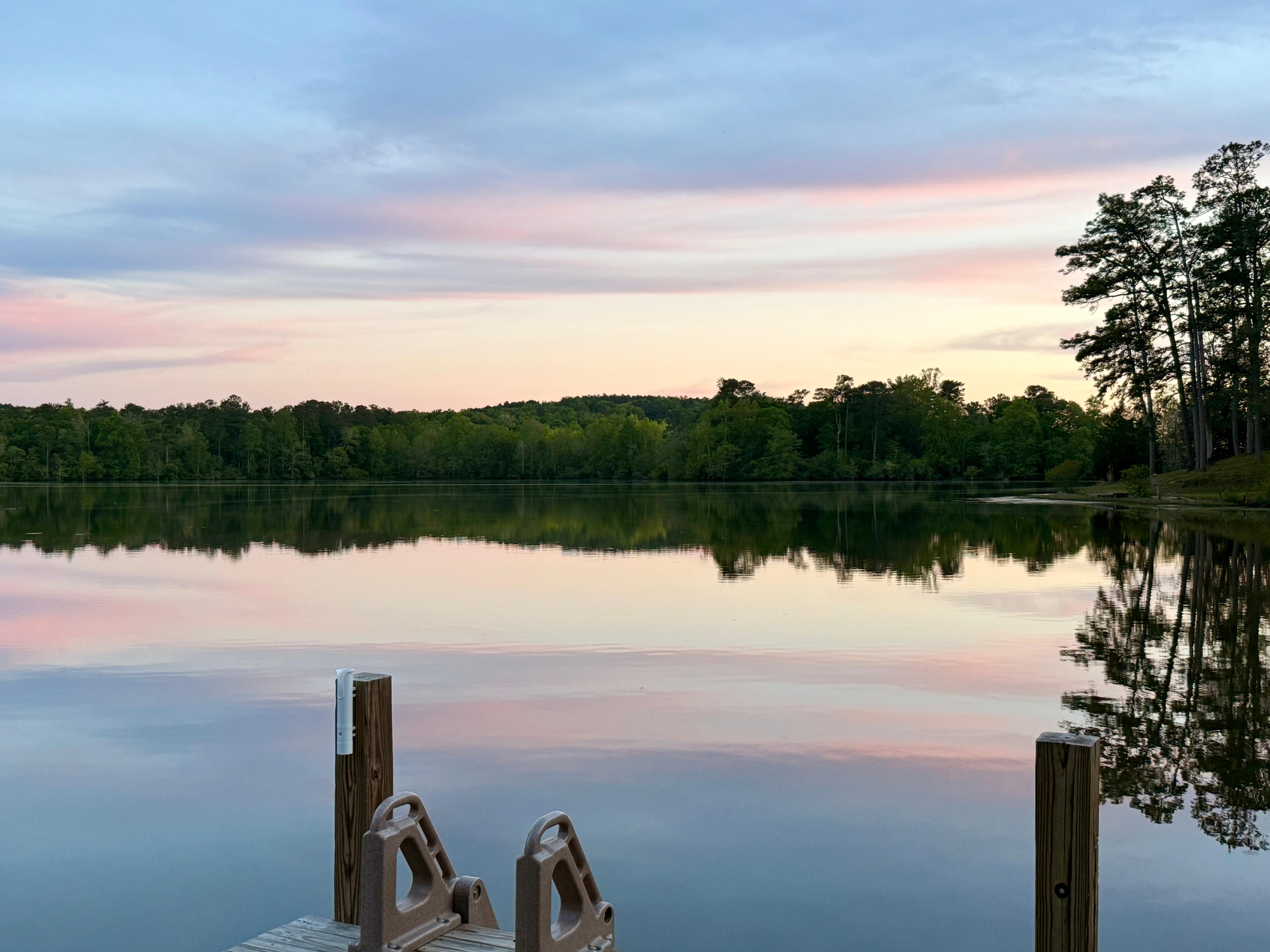 Sunset on the dock