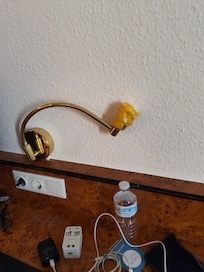 Broken lights in room