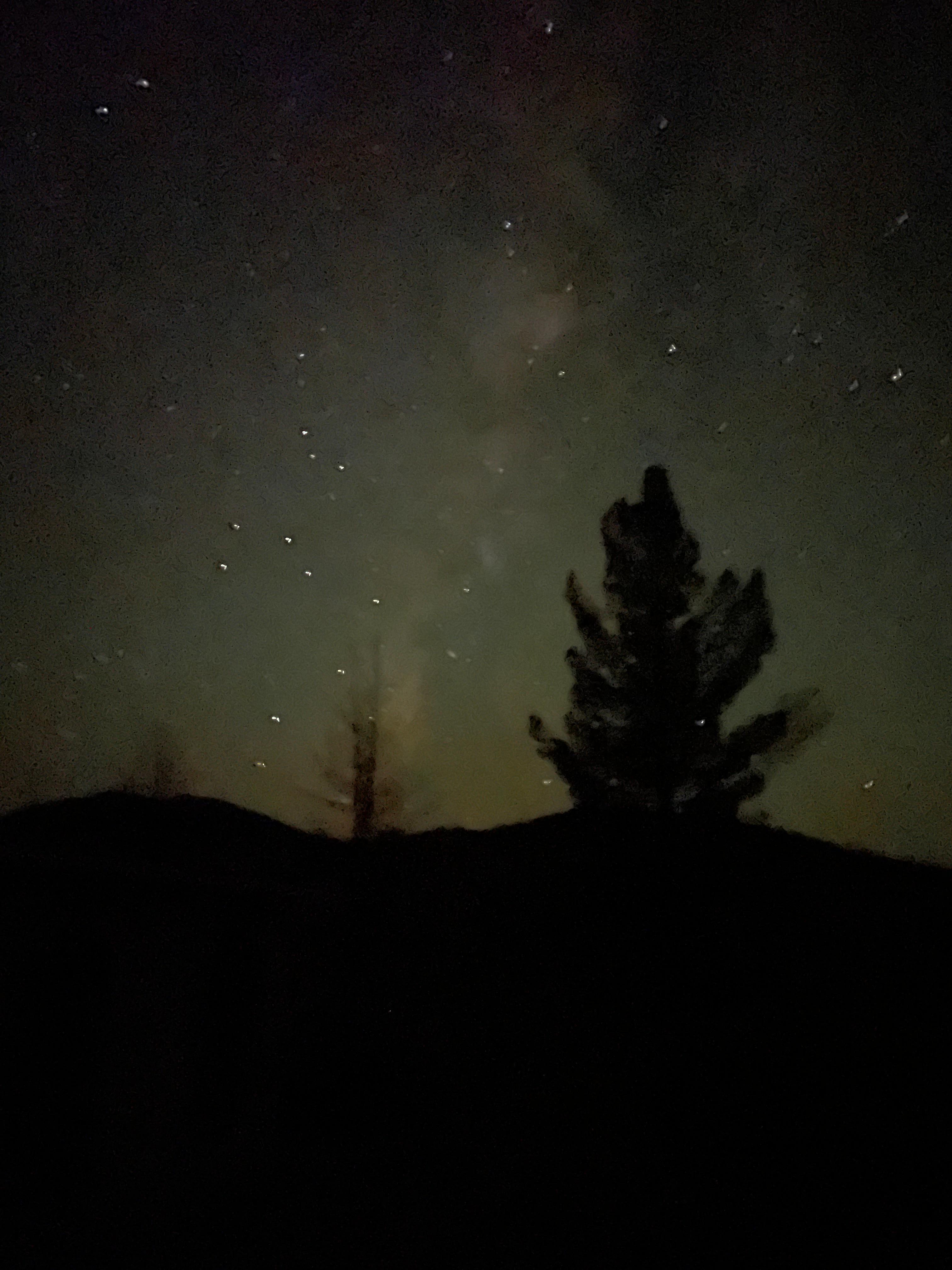 Milky Way from the front yard of the main house