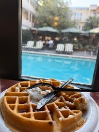 Waffle breakfast