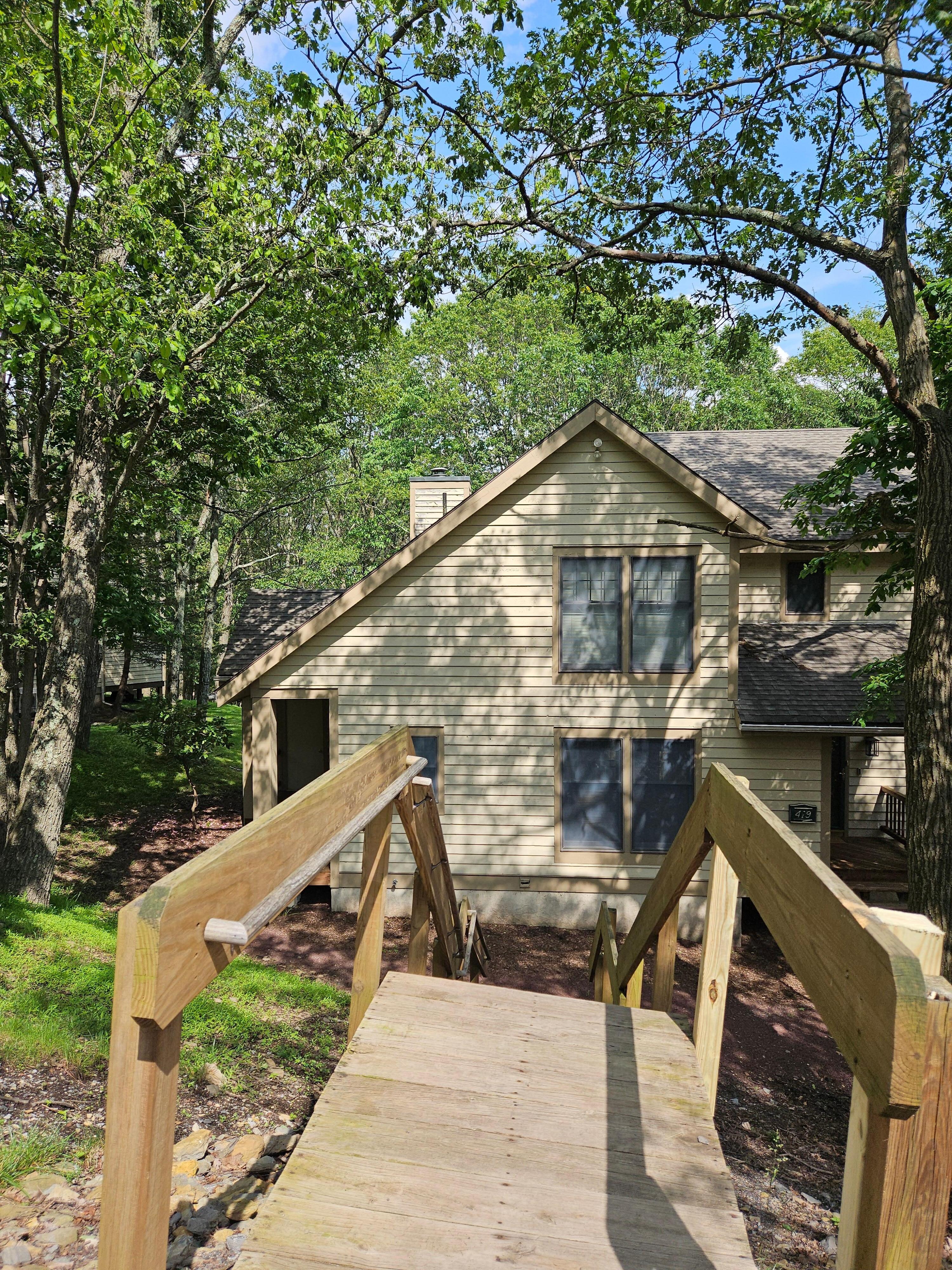 Stairs to entrance