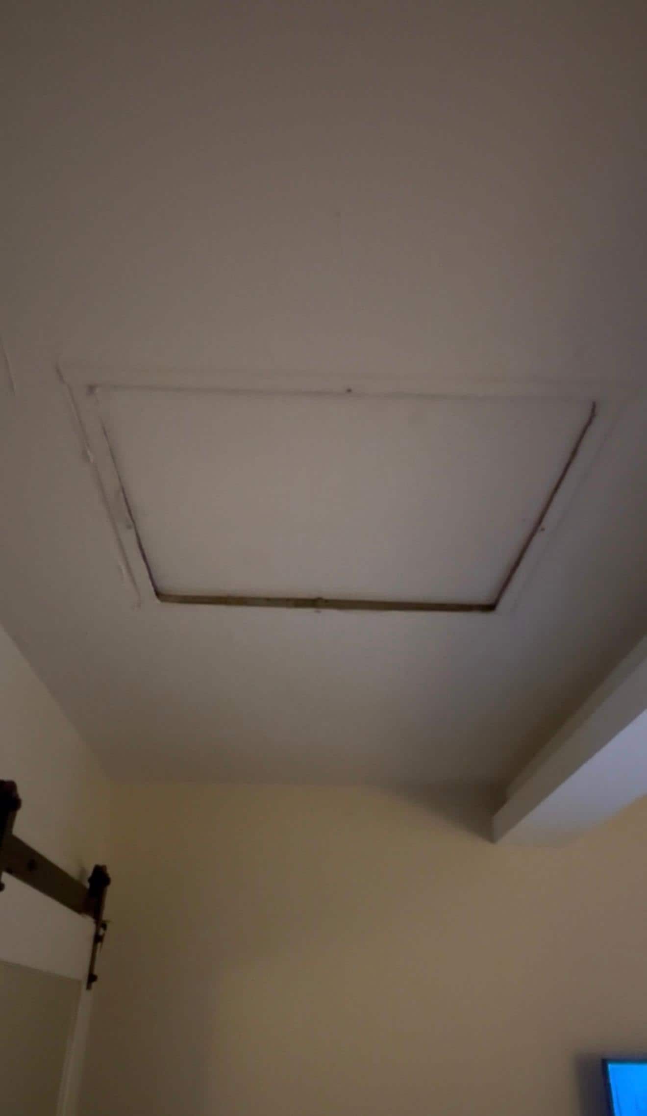 Creepy attic door 