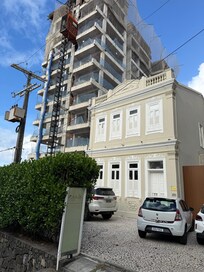 Side view . Works next door