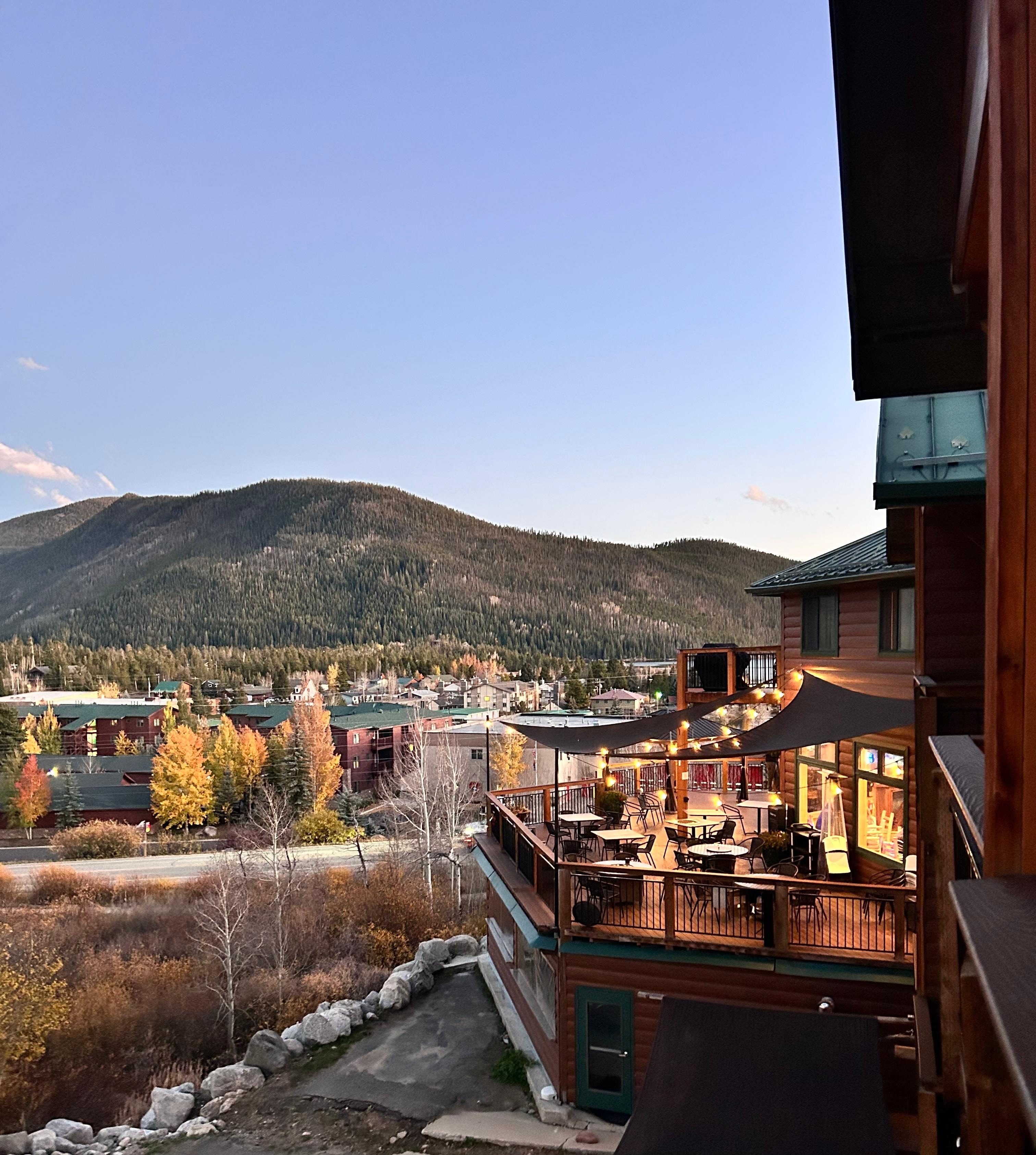 View from
The balcony 