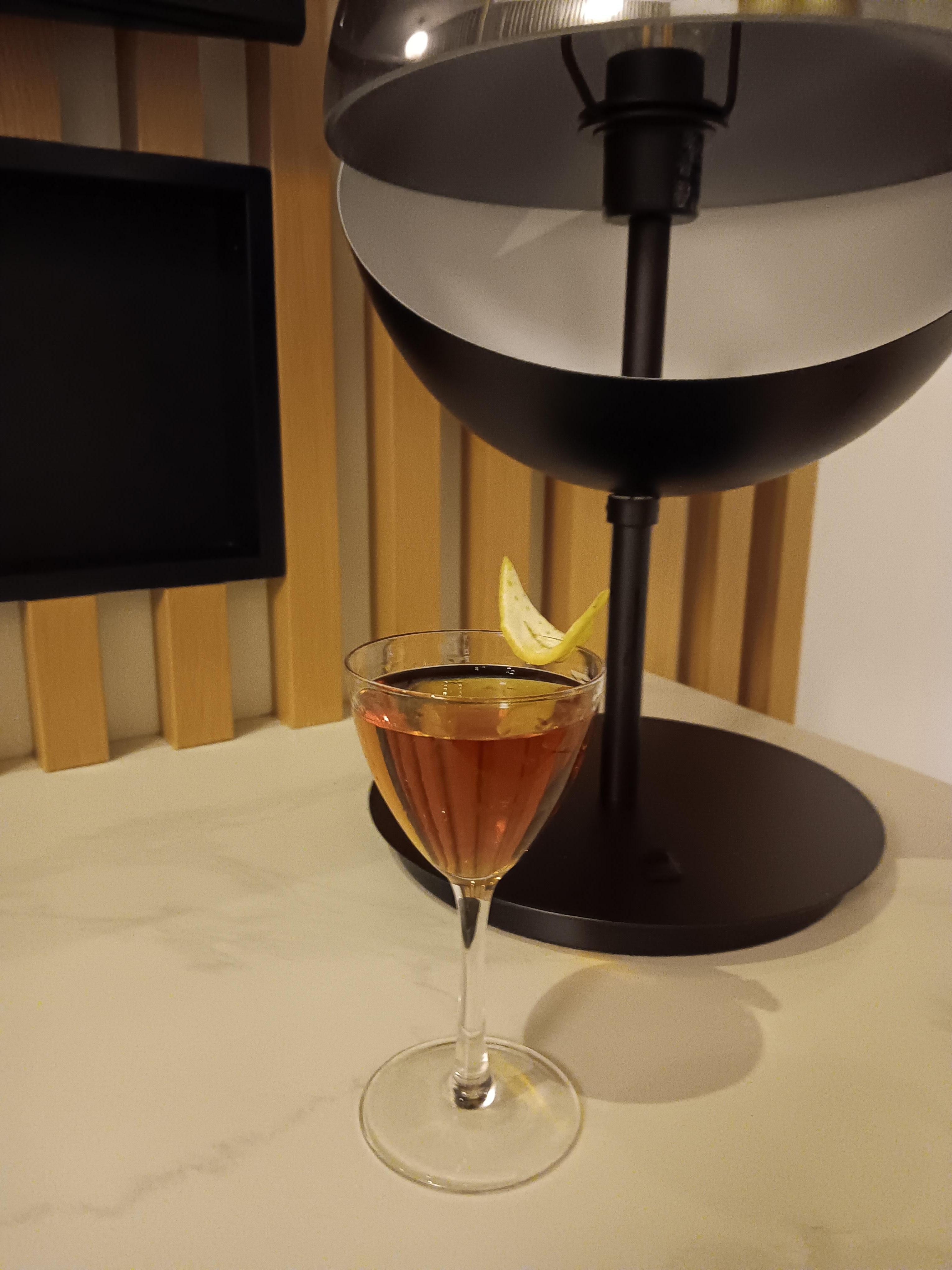 A sazerac from the bar upstairs. 