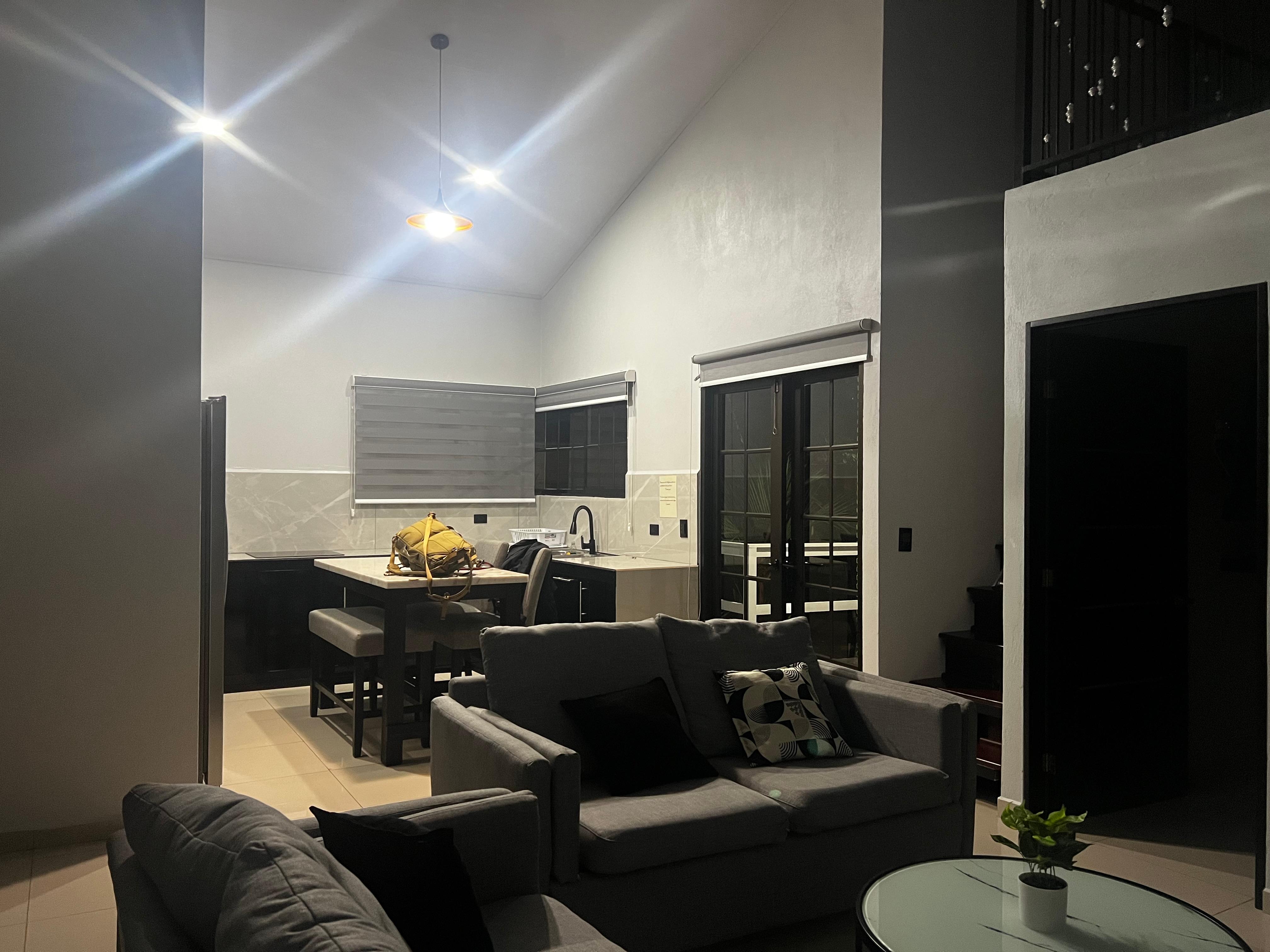 Living and kitchen/eating area 
