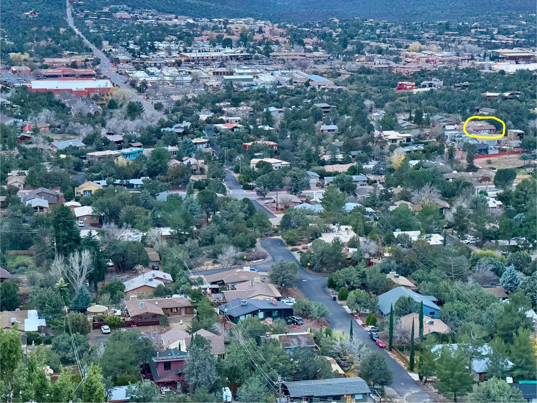 View from Sugar Loaf - an easy walk from the property for some nice sunrise/sunset views