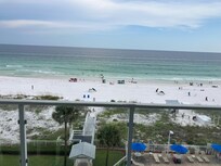 View standing on balcony