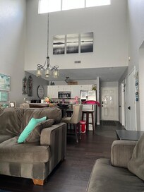 Looking toward the kitchen
