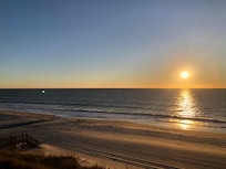 Sunrise view from the balcony….