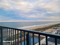 Off the balcony