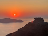 Sunset in the Belvedere suite terrace