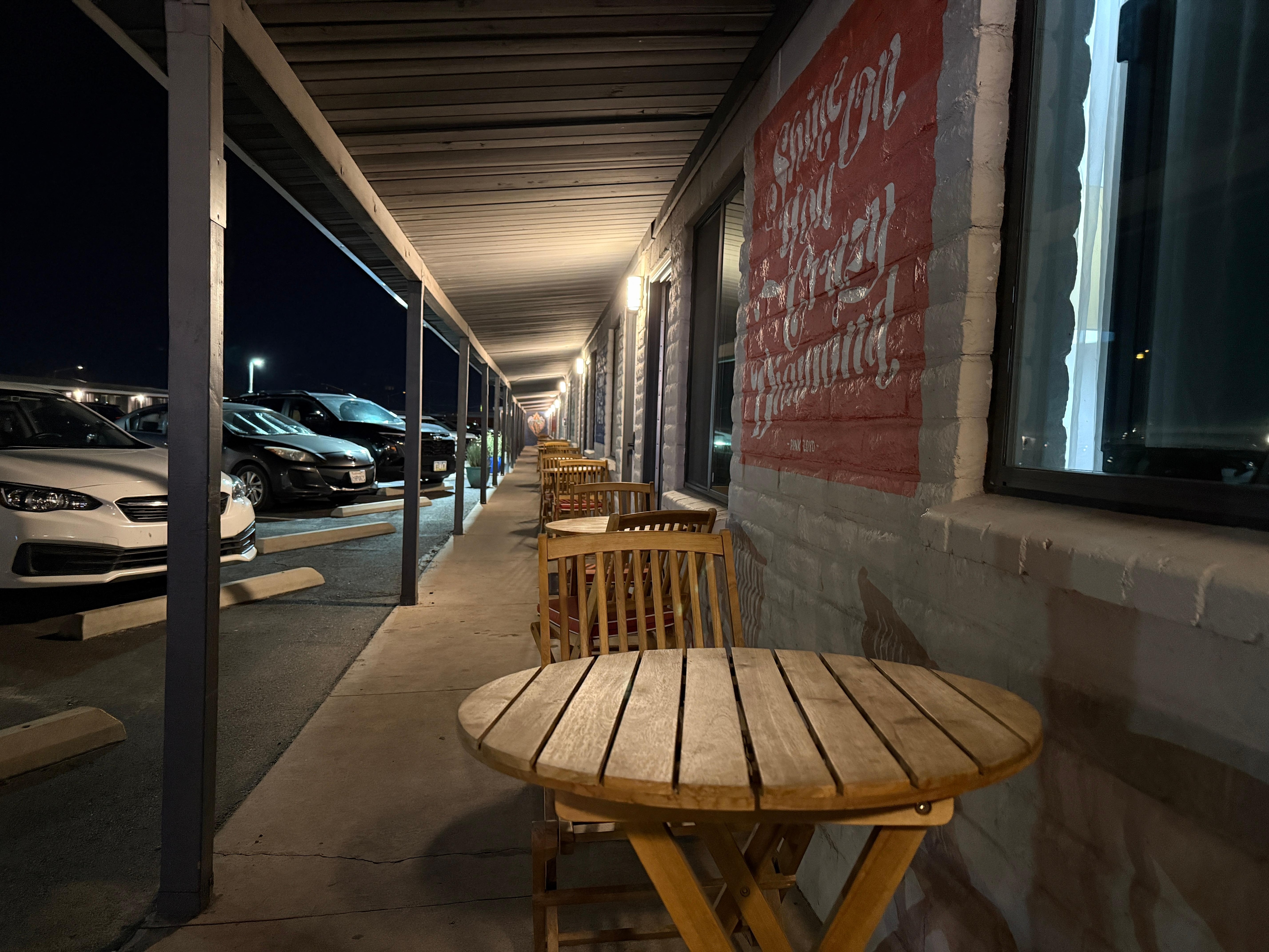 All the rooms had little sitting areas