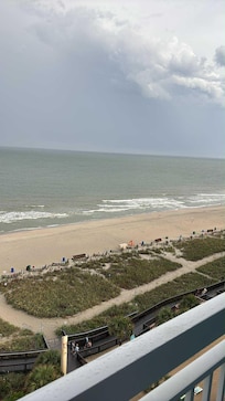 View from foot balcony
