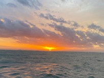 Sunset on the balcony