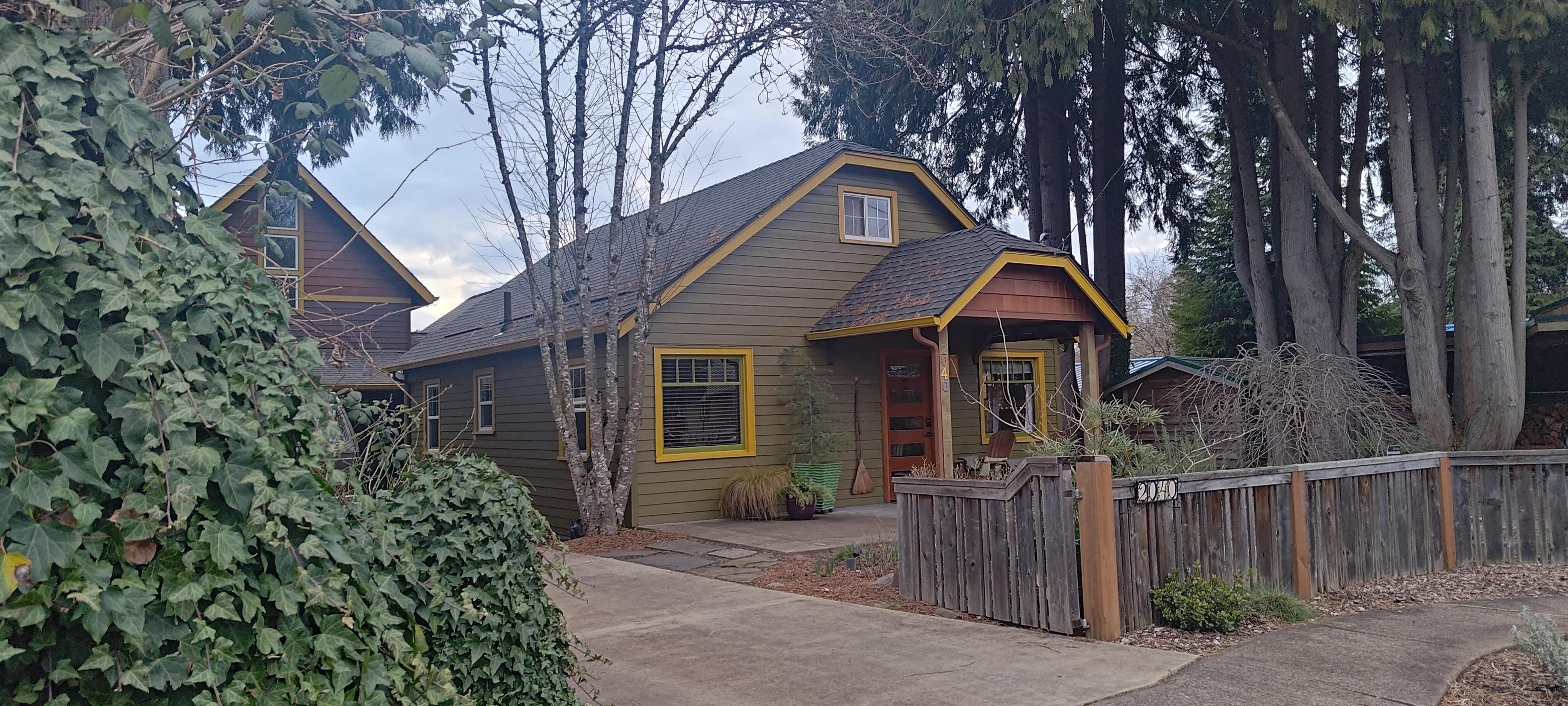 outside of the house