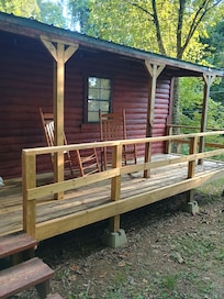 Rocking chairs very comfy