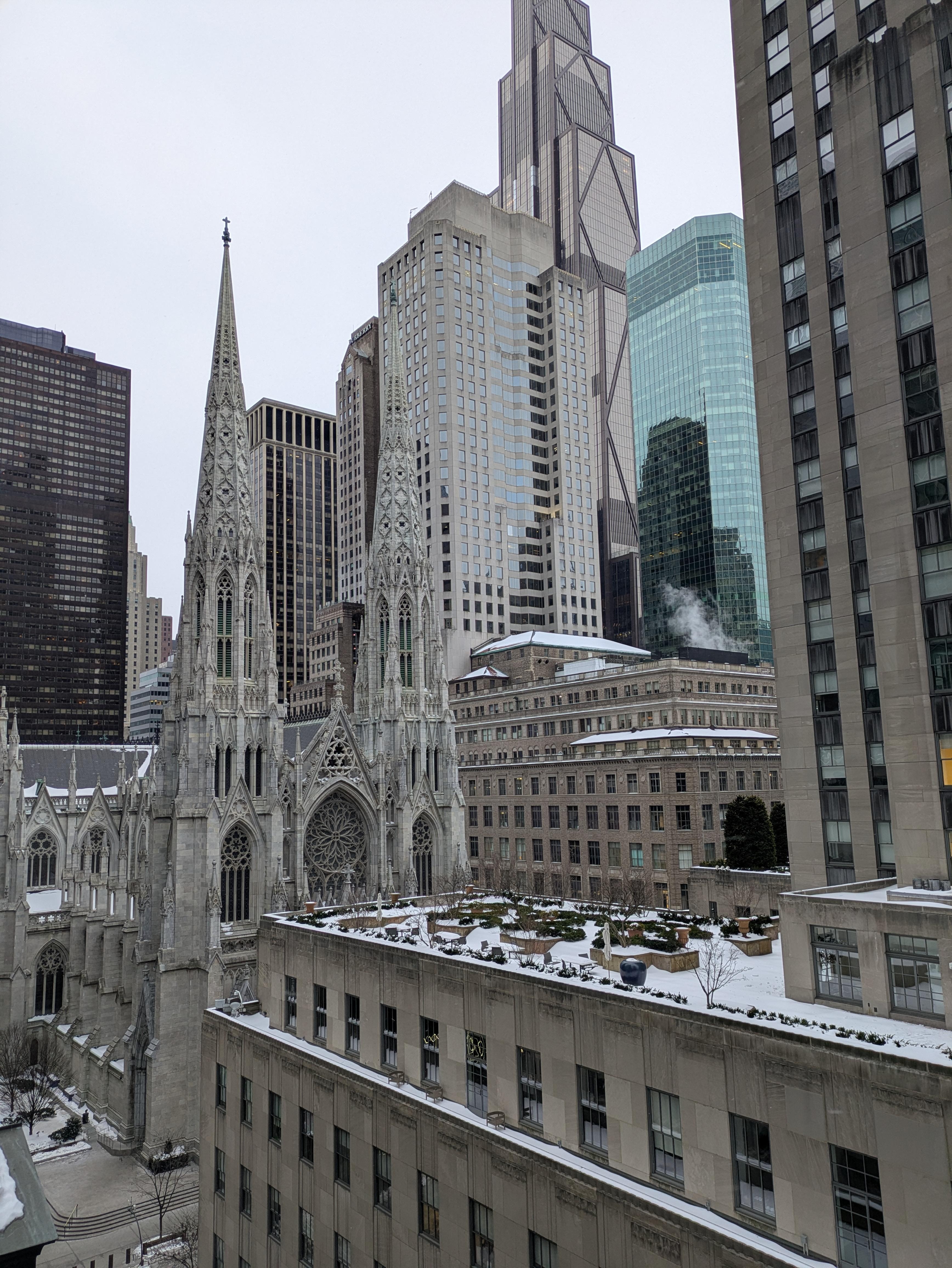 The view from the 9th floor balcony