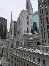 The view from the 9th floor balcony