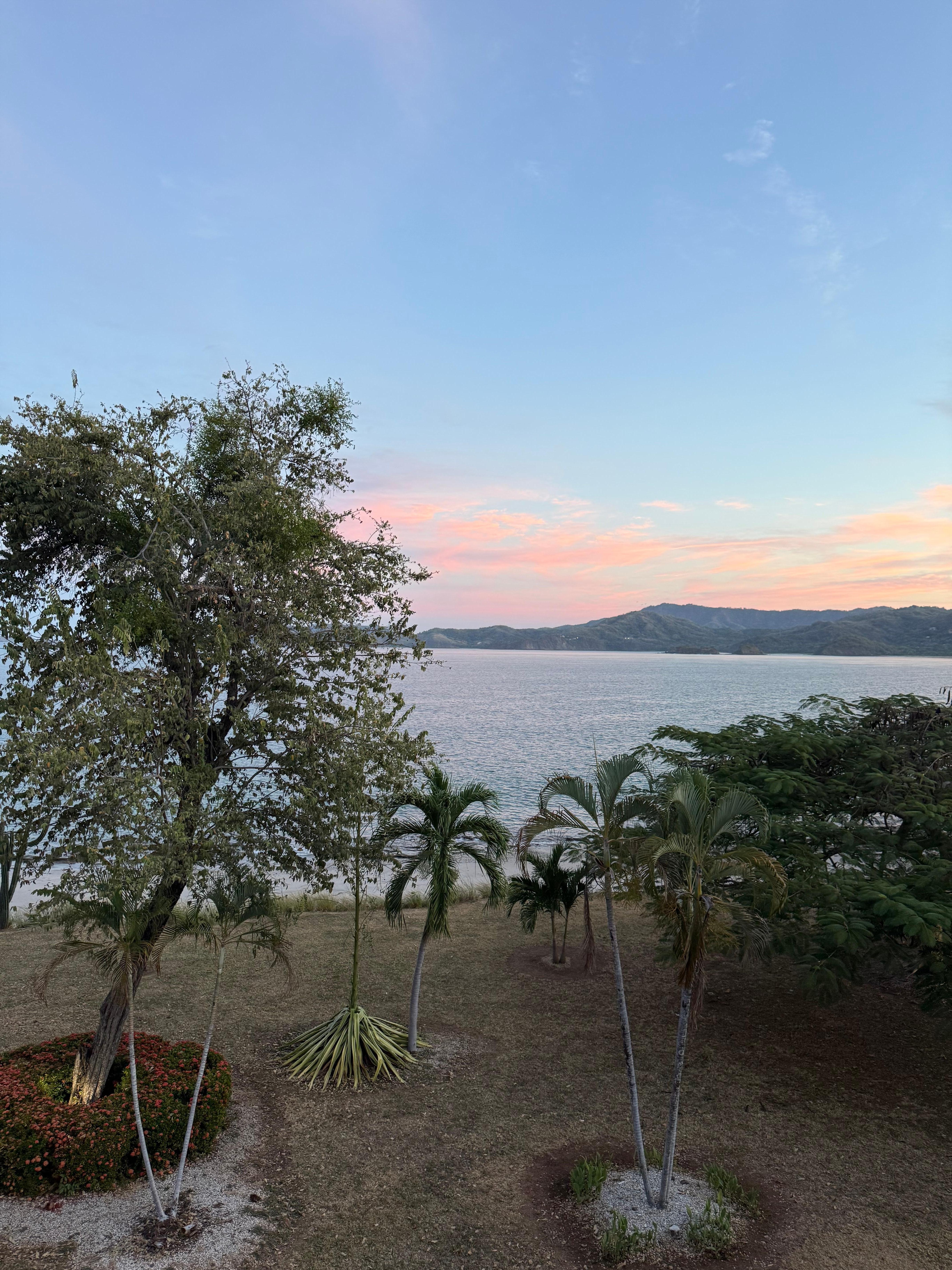 First morning from the balcony