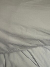 Stain on pillowcase