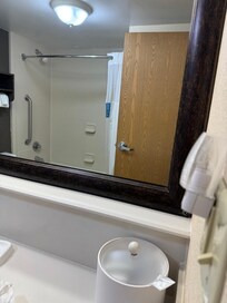 Lights on with switch off.