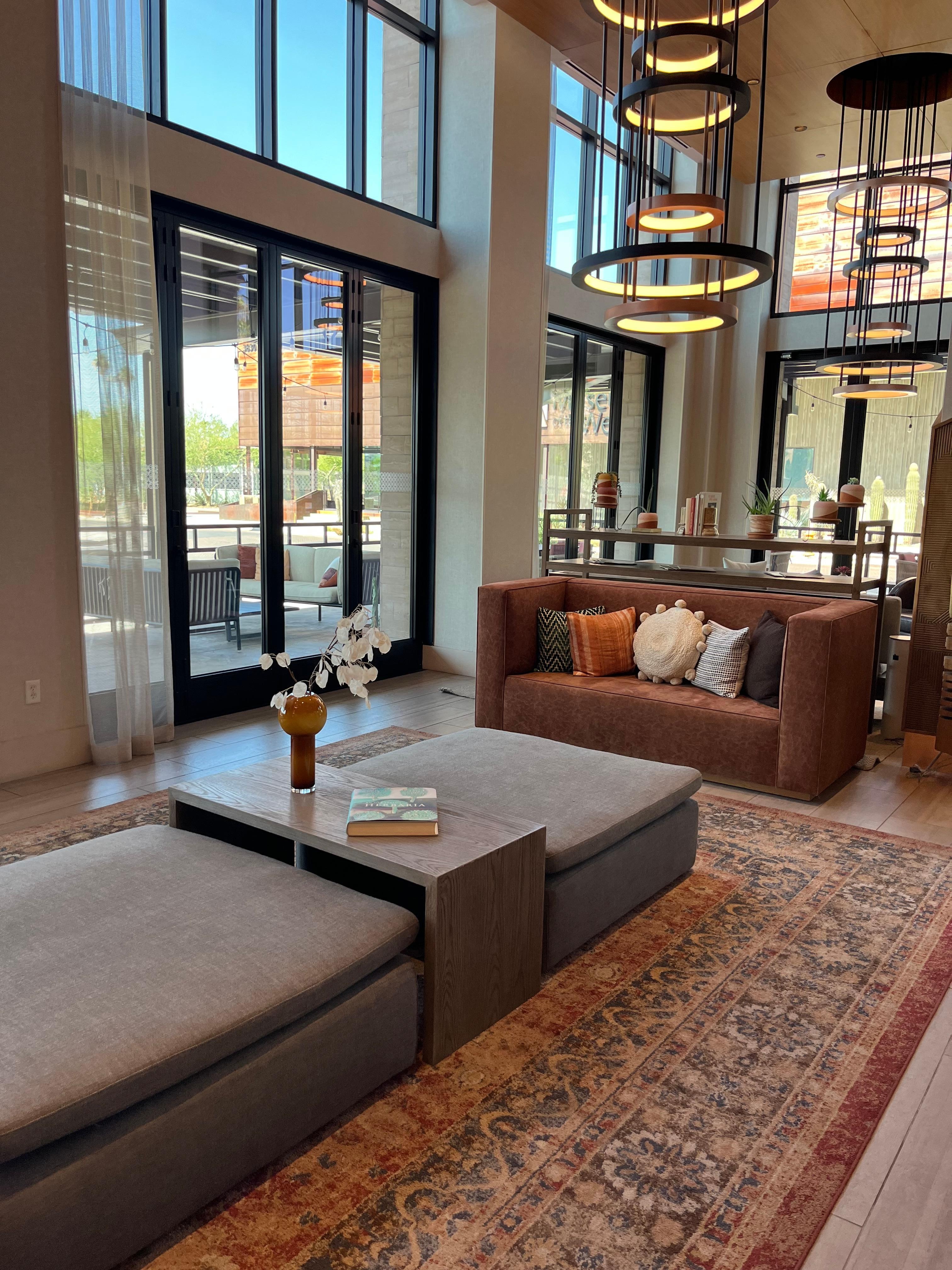 Lobby seating area