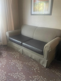 The couch was gross!