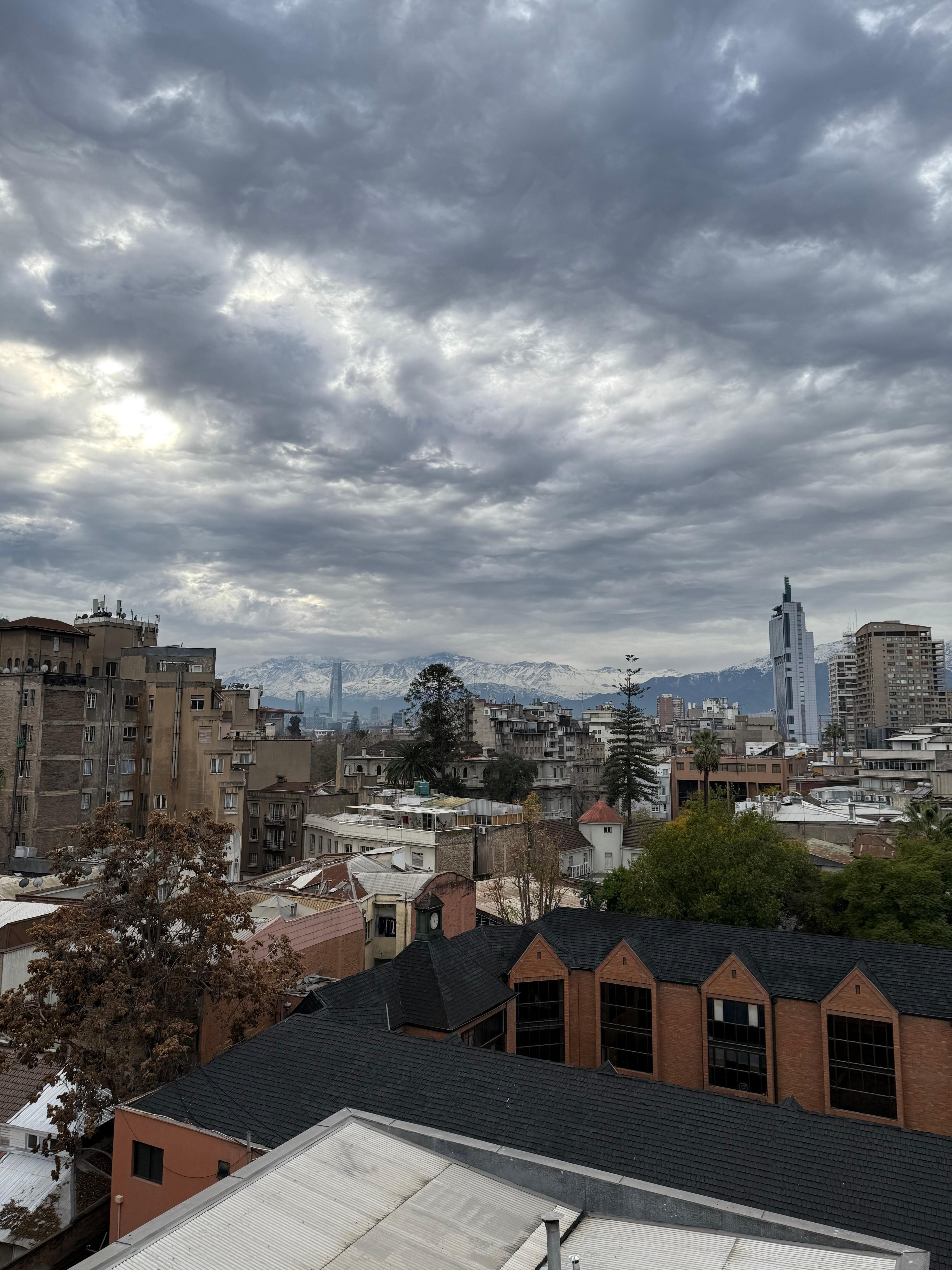 Vista da área da piscina