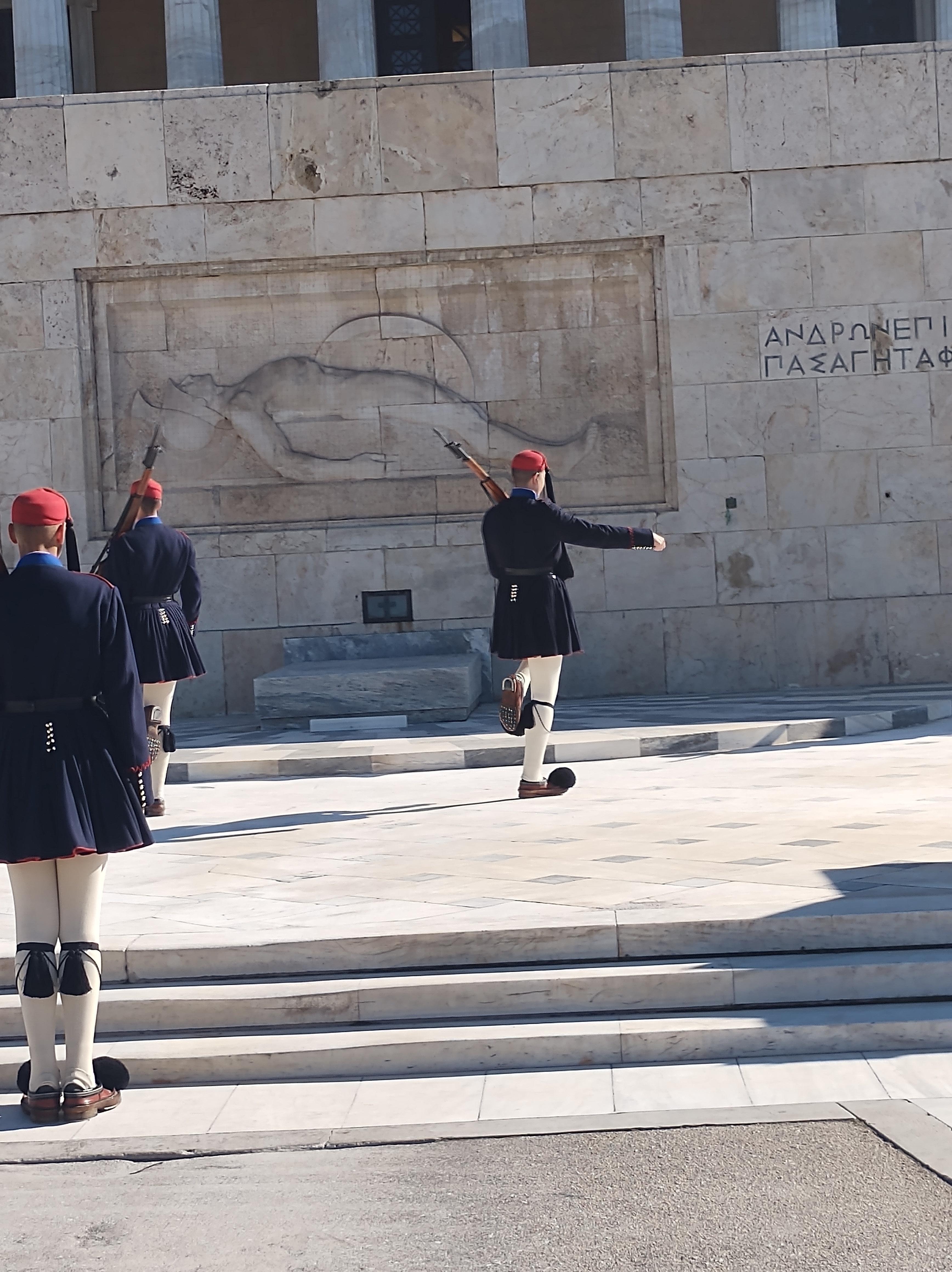 Wisselen van wacht bij parlement