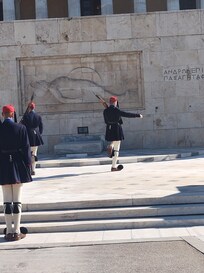 Wisselen van wacht bij parlement