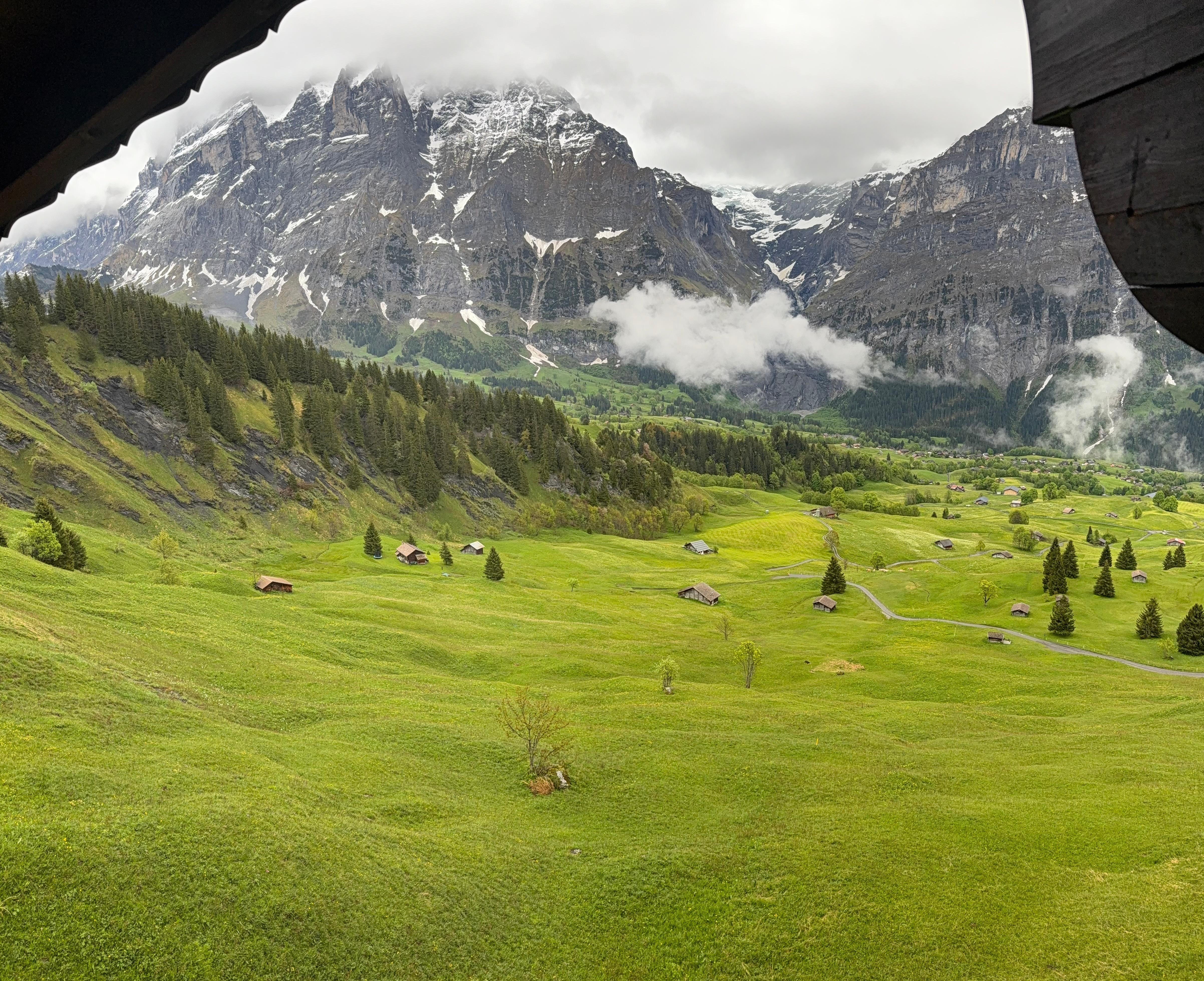 View from bedroom window