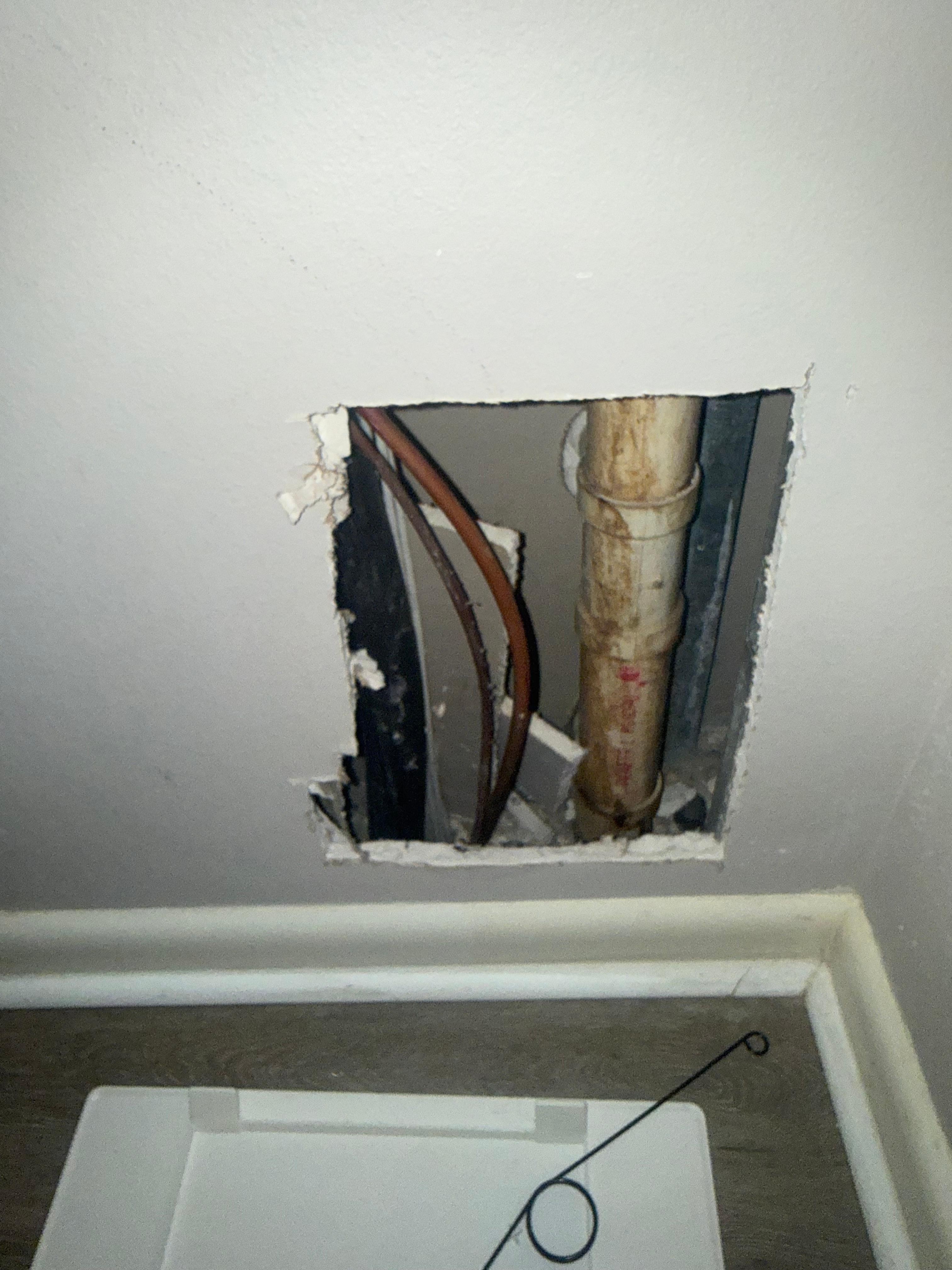 This was in the room that had the two beds big safety issue