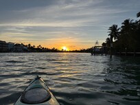 Right in front of the dock