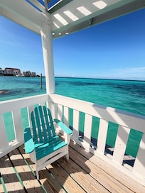 Ponton de l’hôtel côté plage