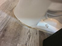 The lower part of the toilets and floors needed cleaned.