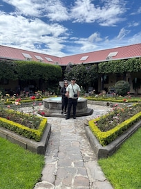 Jardín de la propiedad